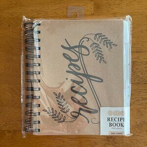 Blank recipe book